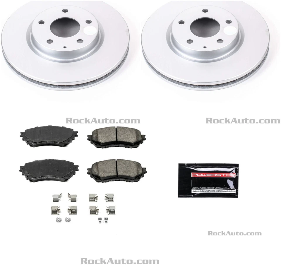 2015 Mazda 6 2.5L Power Stop Front Geomet Coated Rotors And Ceramic Brake Pads - Image 4 of 4