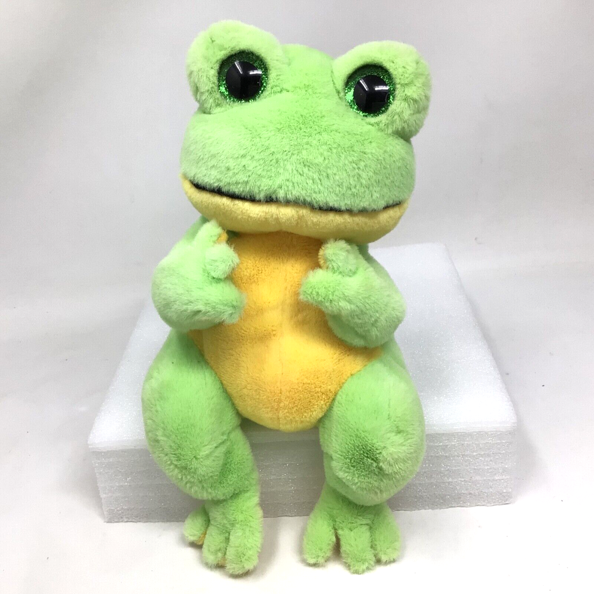 Ty Beanie Baby Bellies SNAPPER Green Frog 6