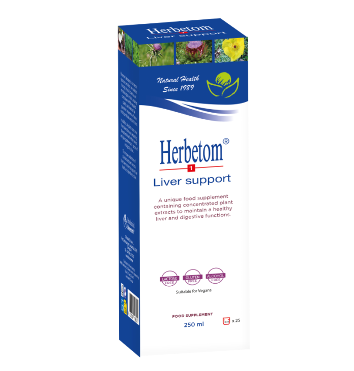 Herbetom Liver Support 250Ml Food Supplement Concentrated Plant Extract To Maintain Healthy Liver And Digestive Functions - Image 3