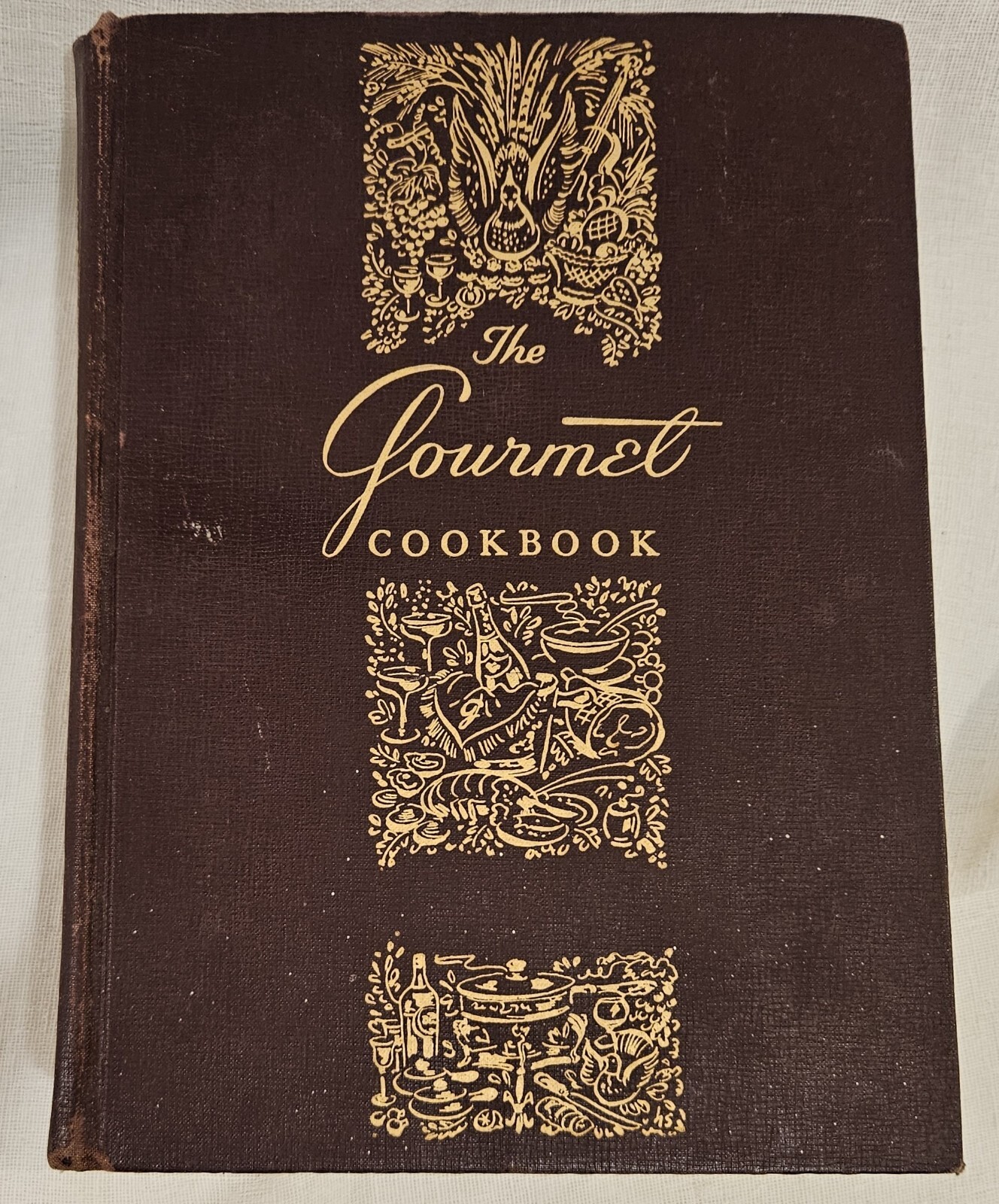 The Gourmet cookbook, First Edition, Hardcover, 1951. Vintage.
