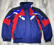 Spyder Kids 16 Thinsulate Ski Jacket Hood Zip Off Sleeves Vest Vail Embroidery