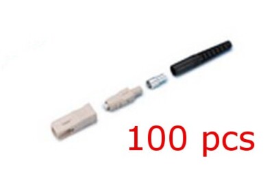 100 PACK - SC Multimode Simplex 0.9mm Fiber Optic Connector