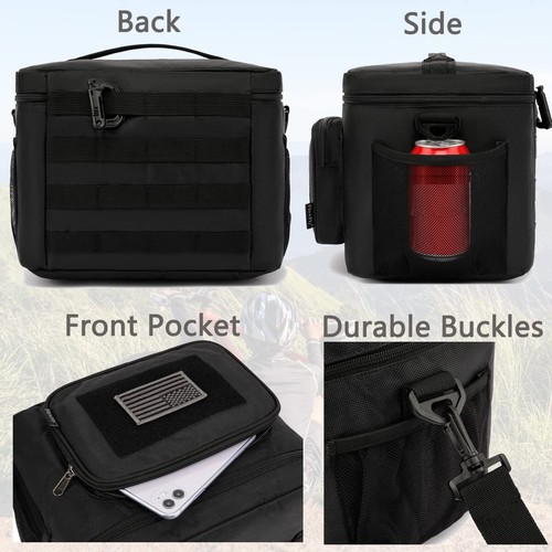Tactical Lunch Bag Large Insulated Lunch Box Cooler Tote for Men, Women with ... - Picture 6 of 8