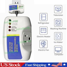 US Voltage Protector Surge Home Refrigerator Appliance Power Outlets Socket 120V