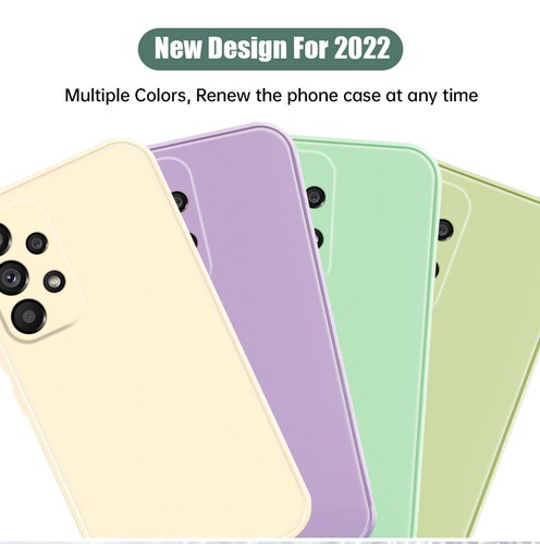 Custodia telefono silicone liquido per Samsung Galaxy S22 Note 20 A13 A53 A52S custodia gel - Foto 20 di 120