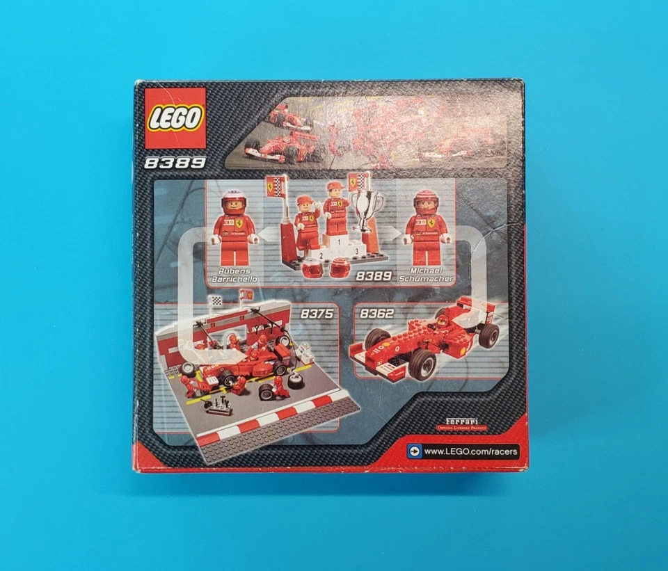 LEGO 8389 Racers Michael Schumacher & Rubens Barrichello NUEVO Juego Sellado Foto 2 de 4