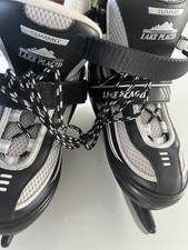 Lake Placid Summit Boy's Adjustable Ice Skates, Size Youth 1-4
