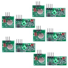 HiLetgo 5 Sets 433M Transmitter Receiver Kit High Frequency Small, Green