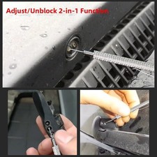 Windshield Wiper Nozzle Adjustment and Cleaning Tool for Car Windshield Care