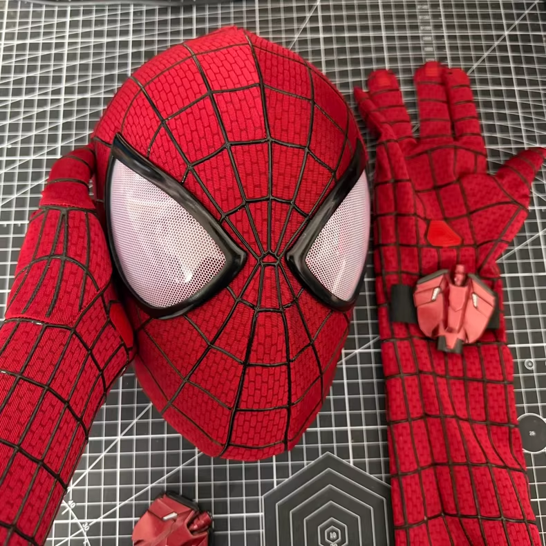 The Amazing Spider-Man 2 Gloves + Web Shooters Cosplay Costume