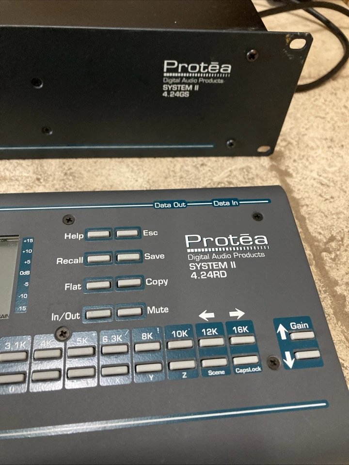 ASHLY PROTEA SYSTEM II 4.24 GS Graphic Equalizer w/ Remote Control 4.24RD - Image 3 of 4