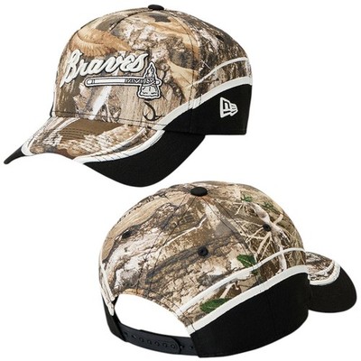 New Era Atlanta Braves Realtree Camo Hat 9FORTY A-Frame Snapback