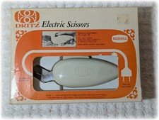 Vintage DRITZ Electric Scissors 716 Scovill Fabric Paper Original Box 1970 Works