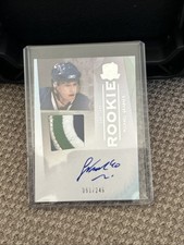 2009-10 UD The Cup Michael Grabner Rookie Auto Patch /249