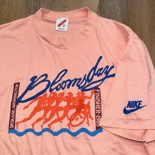 Vtg Nike Running Shirt Bloomsday Race Spokane 1989 Single Stitch 80s Mens Large