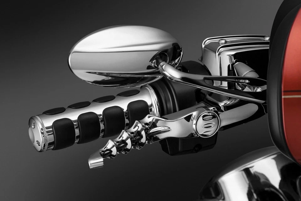 For Harley-Davidson Street Glide 2014-2016 Kuryakyn 1721 Zombie Chrome Levers Foto 2 de 2