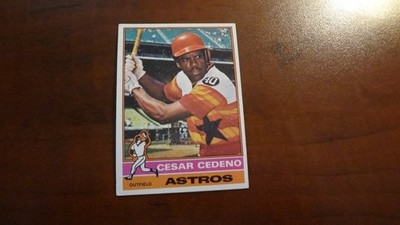 1976 TOPPS # 460 CESAR CEDENO  BASEBALL CARD