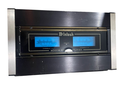 Rare McIntosh MC431 Power Amplifier Vintage Audio Tested Sound Output OK 013