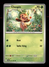 Chespin 005/086 Common Chaos Rising Pokemon Near Mint