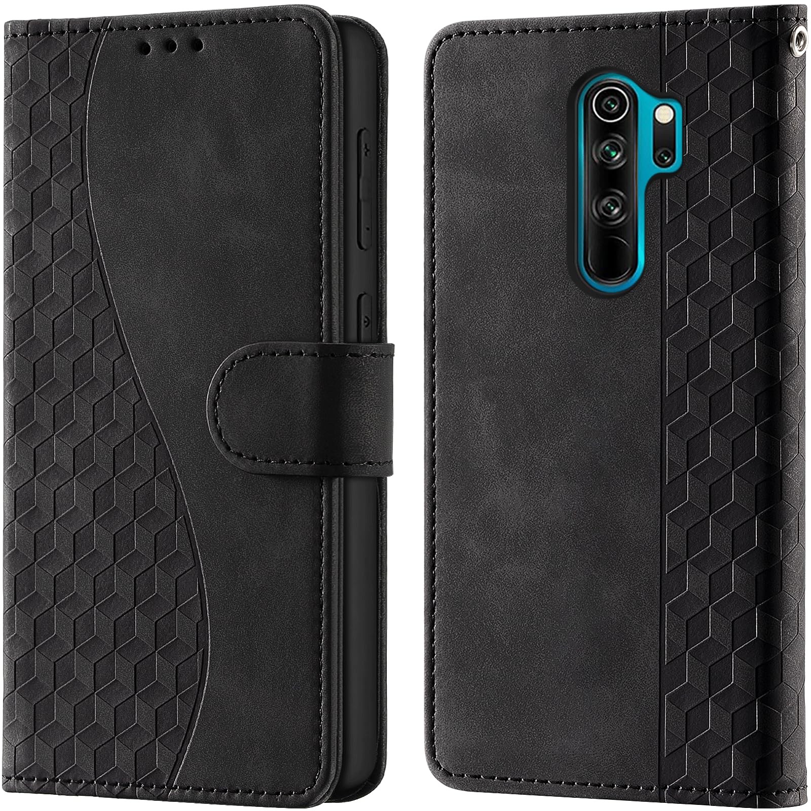 Housse Xiaomi Redmi Note 8 Pro antichoc et étui portefeuille cuir PU protection RFID
