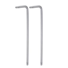 Image of 2pcs T25 Tamper Proof Torx Key Wrench L Shape 5.12" Long Arm High Carbon Steel