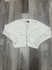 Women’s Love Tree Soft White Cardigan Size Large