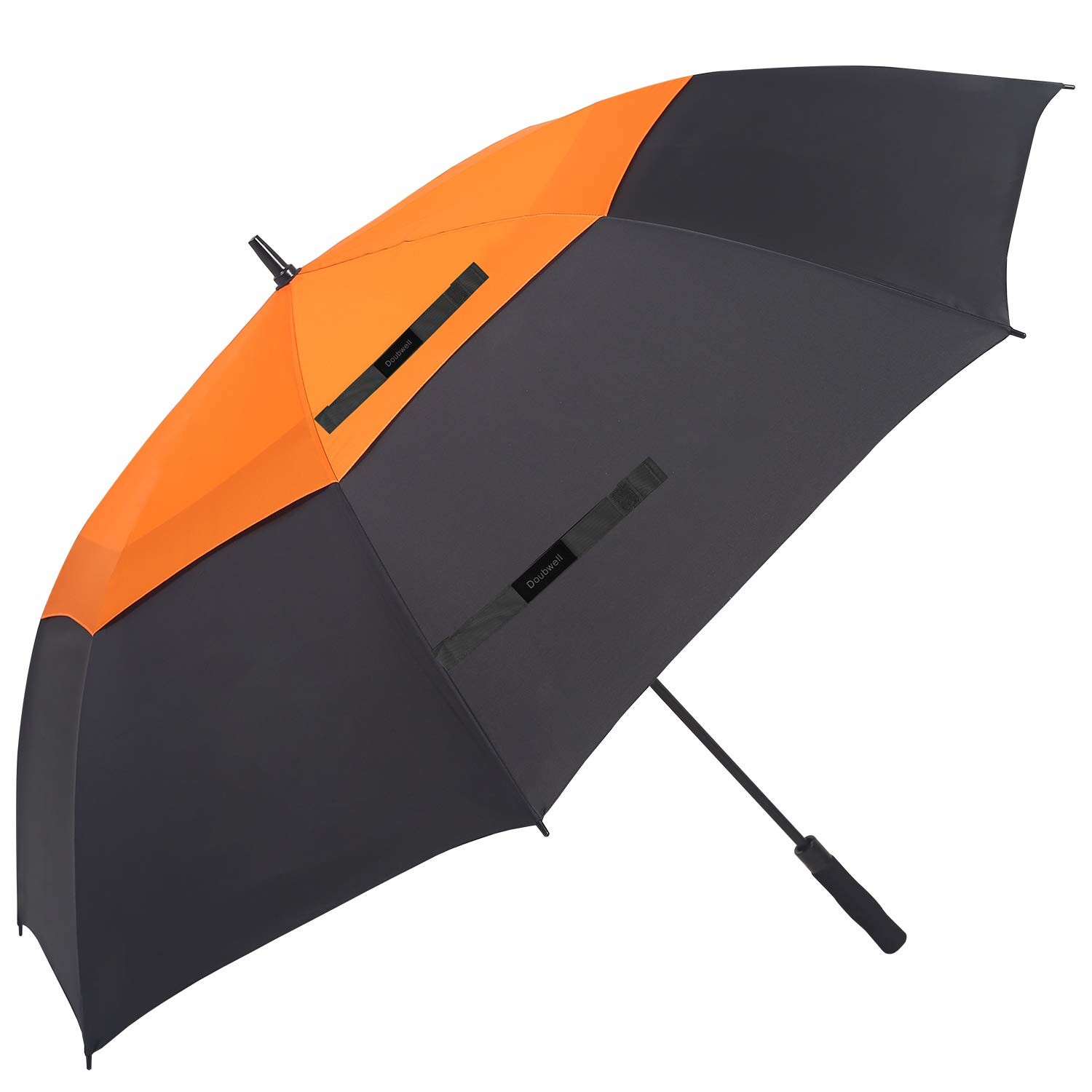Umbrella Large Size 68 Inches Air Vent X-large, Orange/black