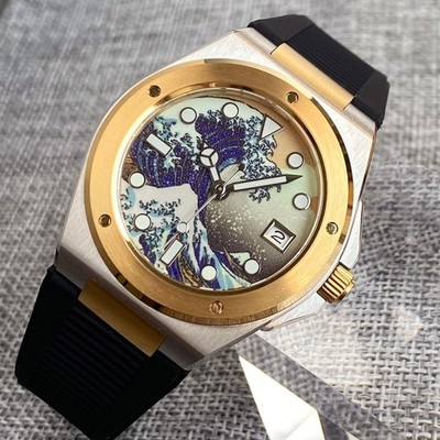 Tandorio NH35 Automatic Watch Full Luminous 100 Waterproof Sapphire Crystal 40mm
