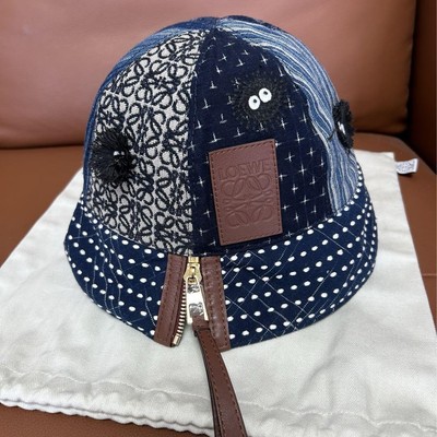 LOEWE x Ghibli Spirited Away Soot Sprite Bucket Hat 22SS Size 57 w/ Dust Bag