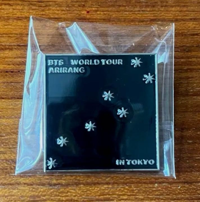 BTS WORLD TOUR ARIRANG TOKYO ピンバッジ7個コンプ BTS World Tour Arirang Pins Tokyo Pin Badge Star Japan Limited