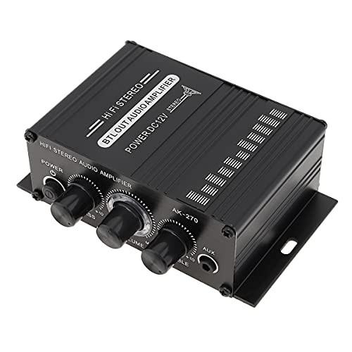 Amplificateur de puissance audio hifi ePathChina en aluminium avec borniers plaqués