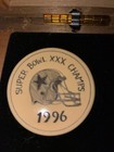 Rare WR Case Dallas Cowboys Super Bowl XXX Collector Steelers Pocketknife Button — photo 8