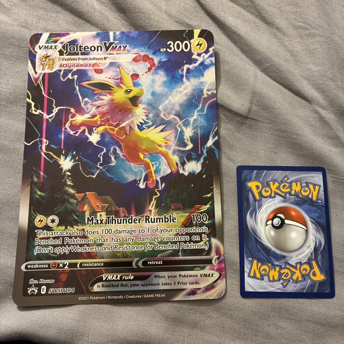 Jolteon VMAX SWSH184 Jumbo Cards Holo for sale online | eBay