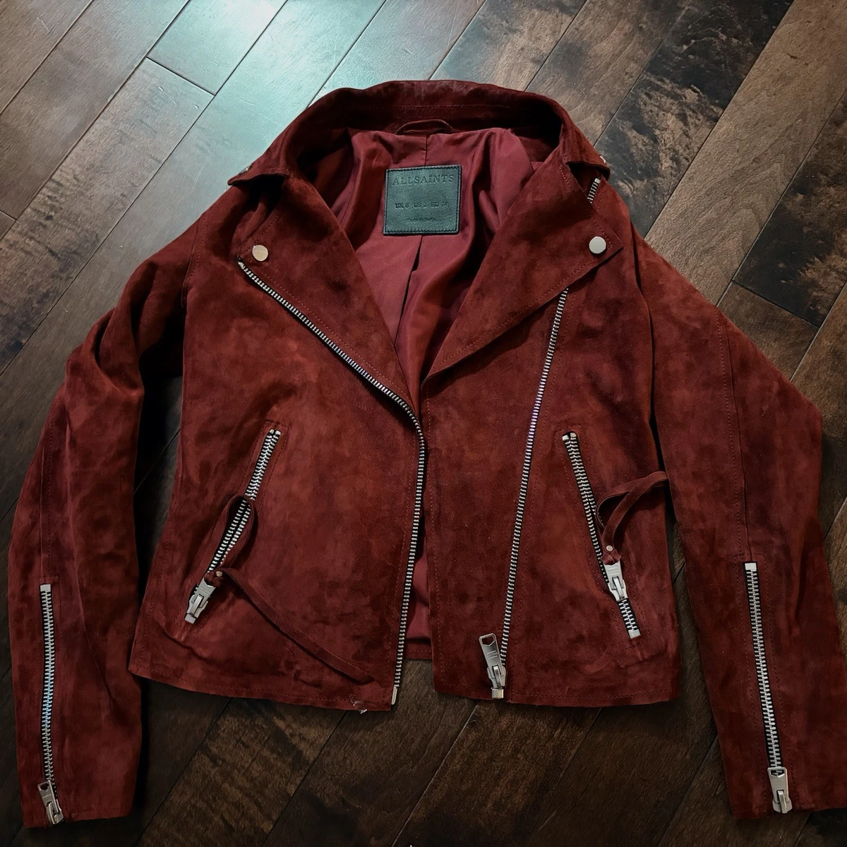AllSaints Coats, Jackets & Vests for Suede Outer Shell Women for