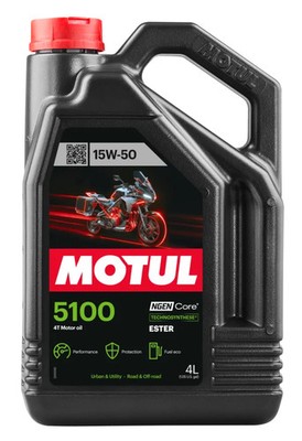 Motoröl 4L Motul 5100 15W-50 kompatibel mit Triumph Tiger 900