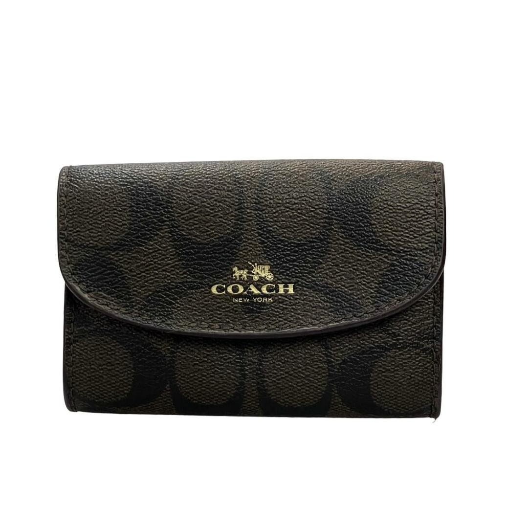 Coach 6-Key Case for Ladies - Signs of Wear Dirt Wrinkles Peeling Marks 4321