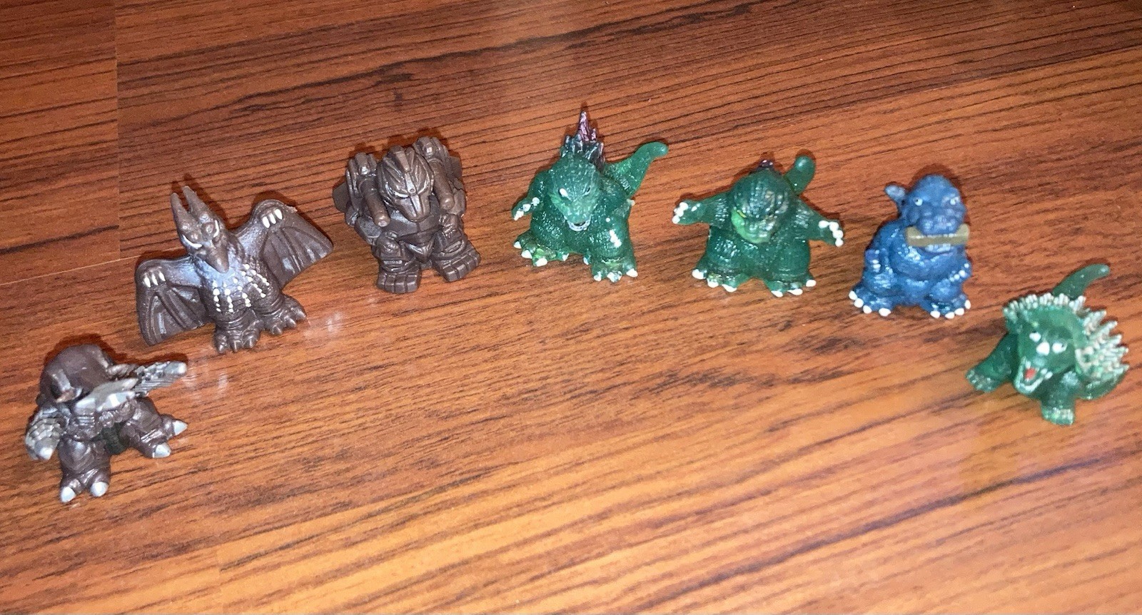 RARE Godzilla 2000’s Finger Puppet Lot Rodan Mecha Subway Gashapon Mini Figure  