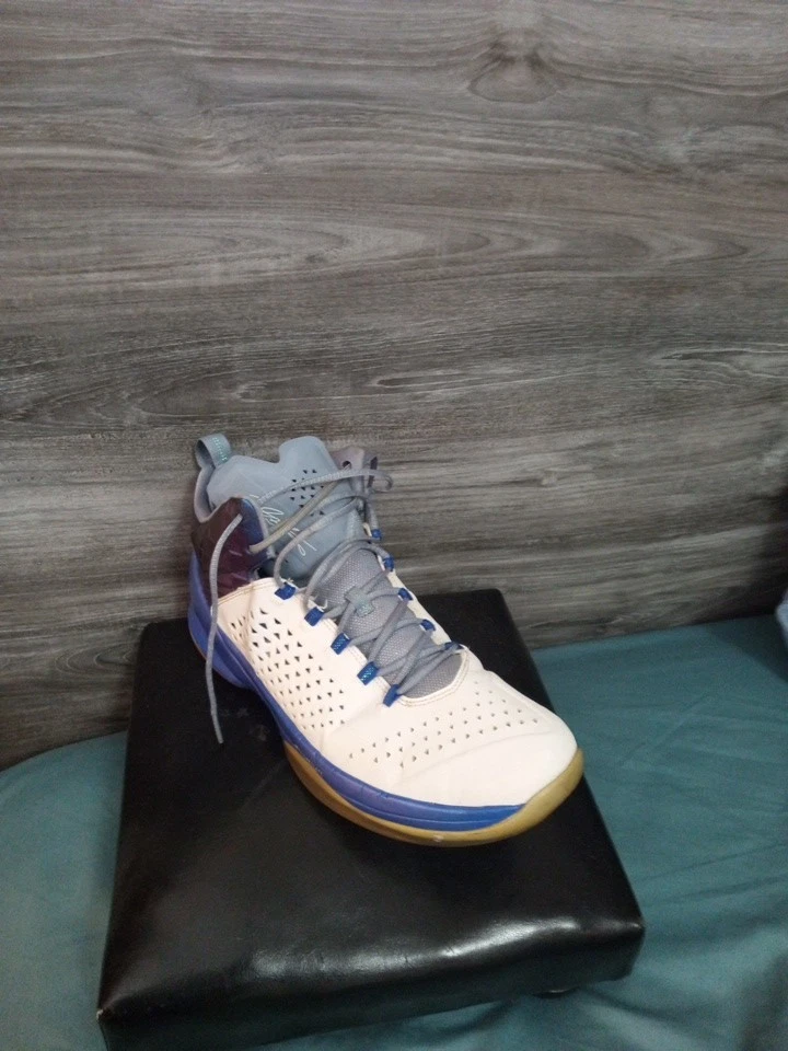 Nike Jordan Melo M11 синие белые серые мужские размер 13 - Изображение 2 из 4