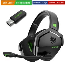 G06 Dual Wireless Gaming Headset with Microphone for PS5, PS4, PC - 23ms Low ...