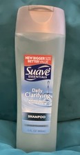 Suave Essentials Daily Clarifying Shampoo Deep Cleansing 15 fl oz