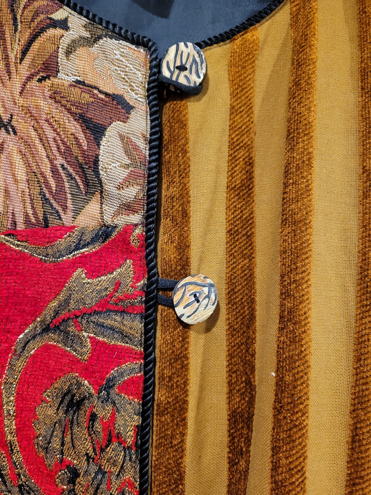 Maggie Barnes  4X Patchwork Chenille Grandmacore … - image 5