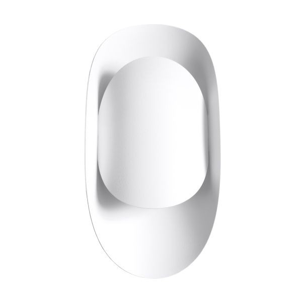 Applique acier blanc G9 luminaire mural intérieur moderne Tear