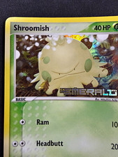 Nintendo Shroomish EX Emerald Stamped Holo 2005 63/106 40HP English. Nm.