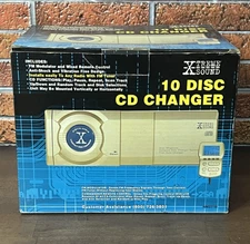 Vintage Xtreme Sound 10 Disc CD Changer Car Audio FM Modulator WMS5100 Brand New