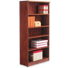 Alera Book Rack - 65" Height X 31.8" Width X 4.9" Depth - 5 Compartment[s] -