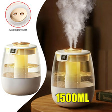 1500ml Humidifiers for Bedroom Large Room Office Cool Mist Air Humidifier Indoor