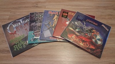 Heavy Metal Sammlung, 5 LP, davon 3x Colored Vinyl