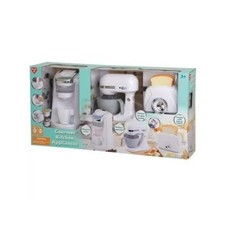 PlayGo Gourmet Kitchen Appliances - White 3 Piece Set New in Box