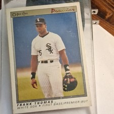 O-Pee-Chee 1991 Premier Frank Thomas #121 Base Set Chicago White Sox