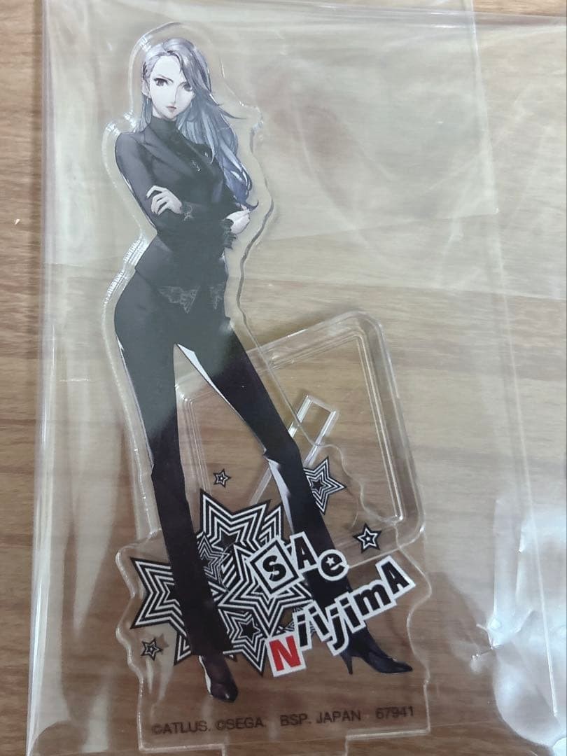 Persona 5 Sae Niijima Acrylic Stand 2-Piece Set | Collectible New